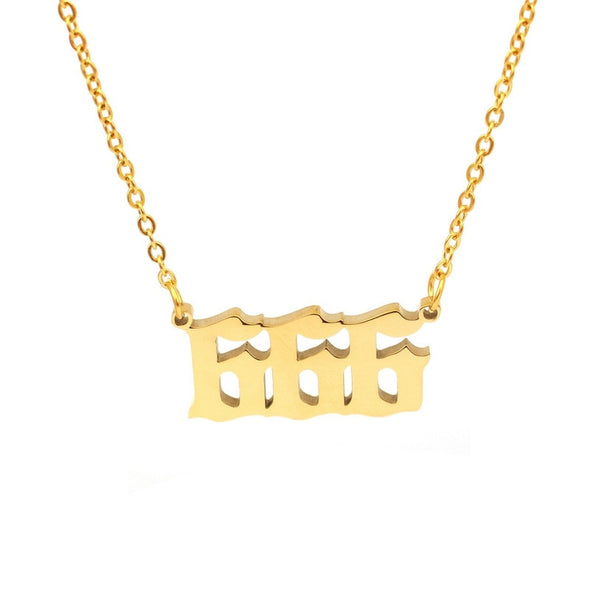 Angel Numbers Necklace