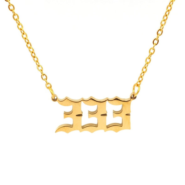 Angel Numbers Necklace