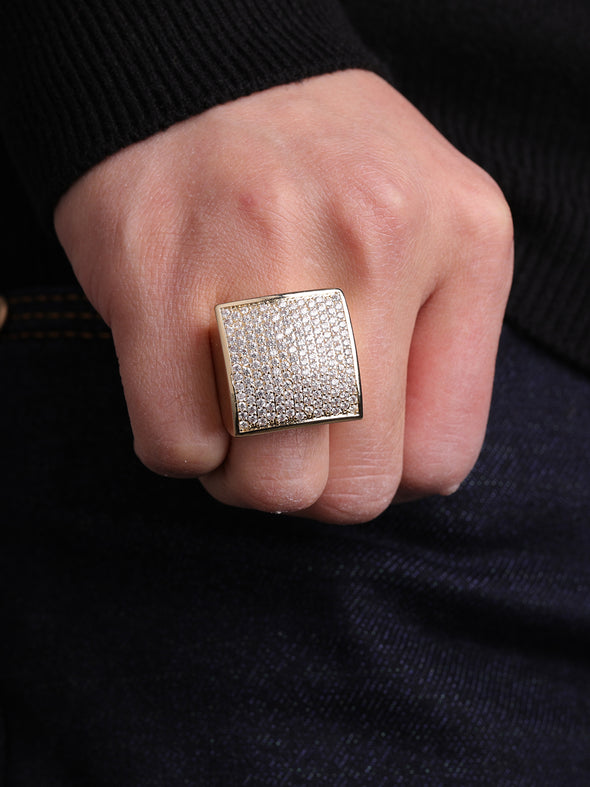 ICED OUT SQUARE RING
