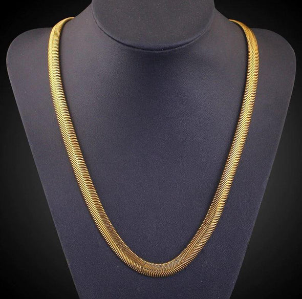 GOLD HERRINGBONE CHAIN