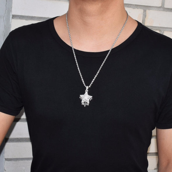 DRIP STAR MEDALLION + CHAIN