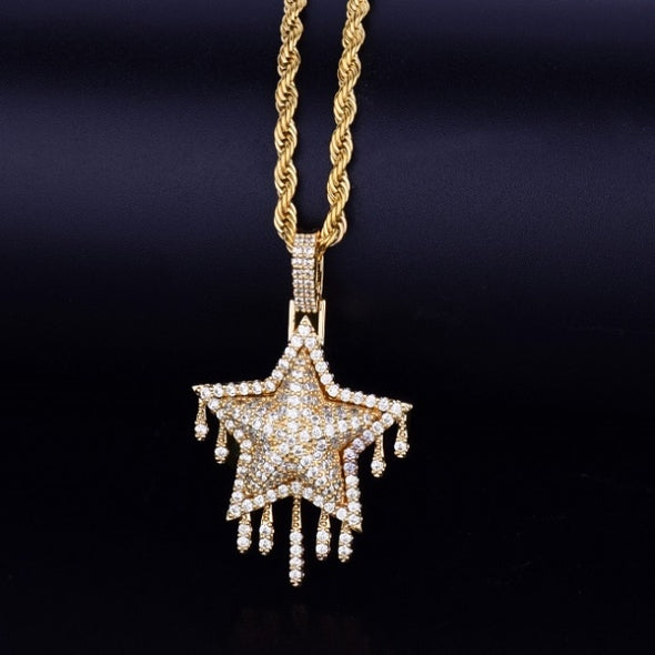 DRIP STAR MEDALLION + CHAIN